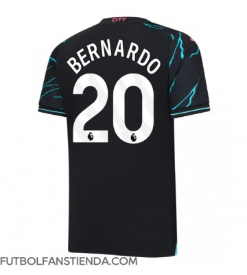 Manchester City Bernardo Silva #20 Tercera Equipación 2023-24 Manga Corta